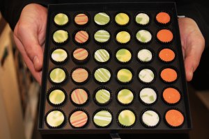 Les chocolats de Pierre Marcolini, à Bruxelles.