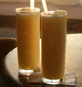 Cocktails au coucher de soleil. (Mexique)