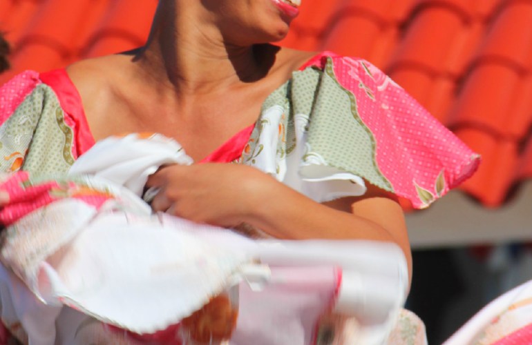 Une danseuse de salsa, à Cuba.