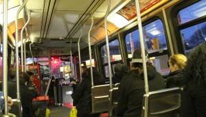 Le tramway, à Toronto.