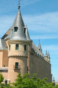 L'Alcazar de Ségovie, en Espagne