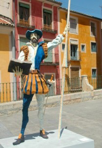 Une statue de Don Quichote, dans la région de La Mancha