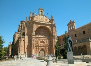 Le portail de l'Université de Salamanca, en Espagne