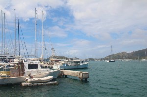 La marée de Simpson Bay