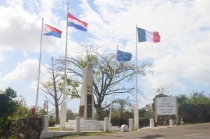 La frontière sur Saint-Martin