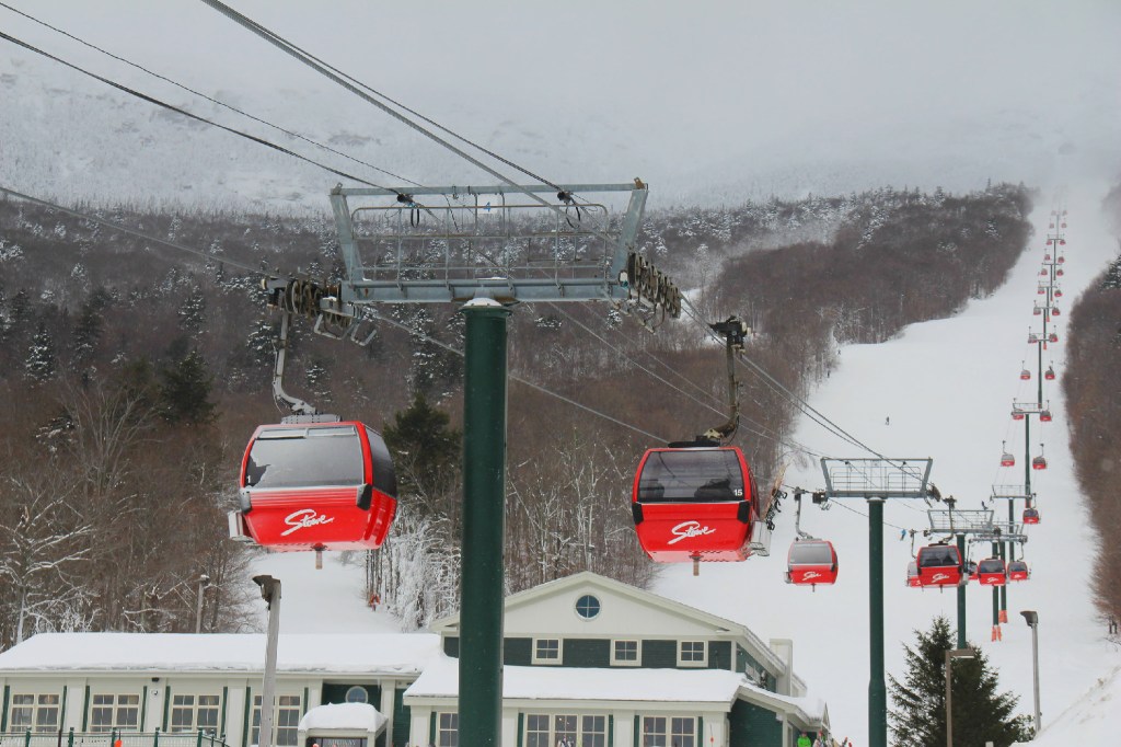 A la station de Stowe Mountain Resort., à Stowe