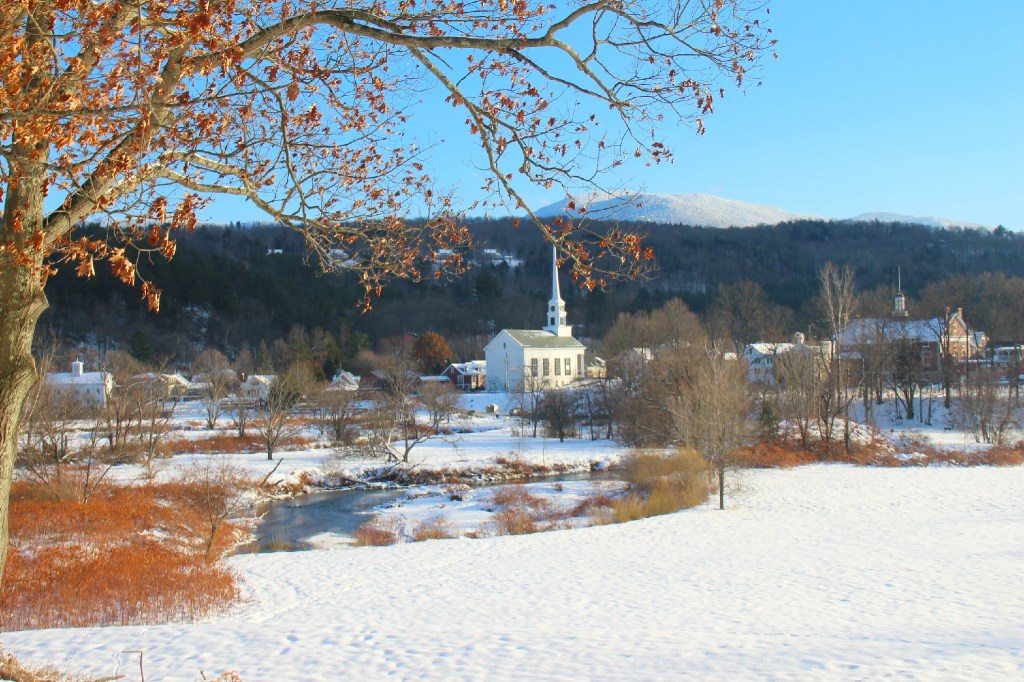 le village de Stowe, au Vermont.