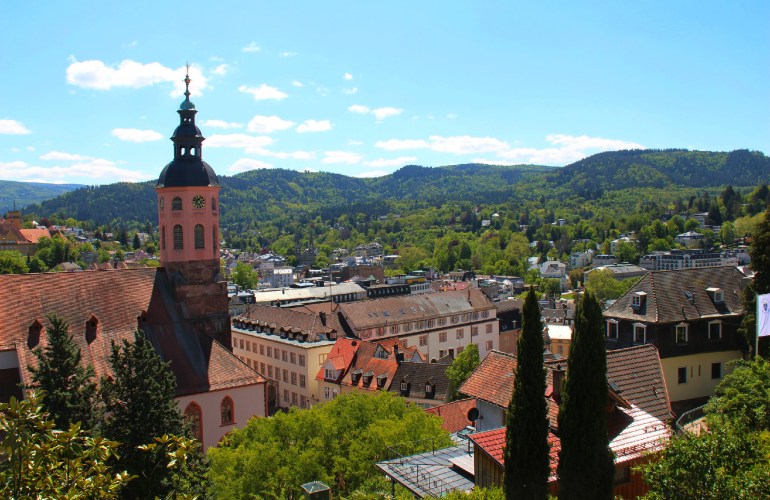 vue de Baden-Baden, dans la région de la Forêt noire