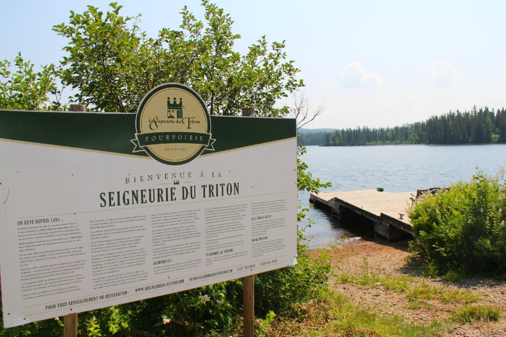 Le quai de la Seigneurie du Triton, à Saint-Édouard