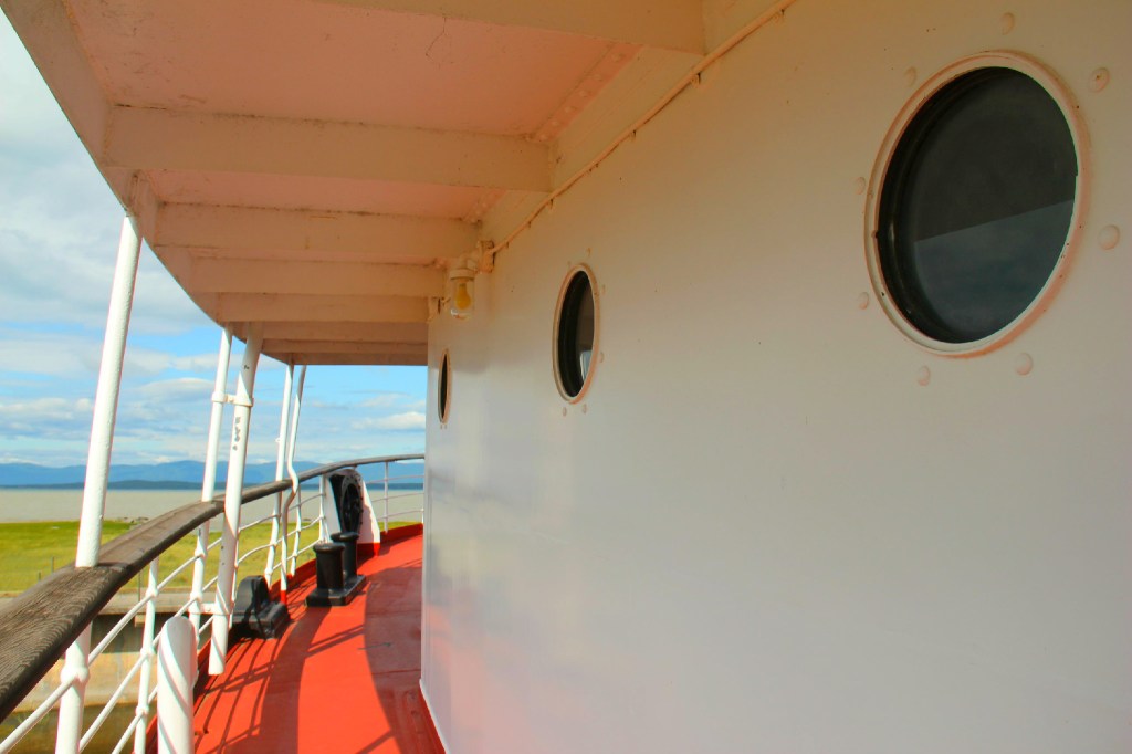 A bord du Ernest Lapointe.