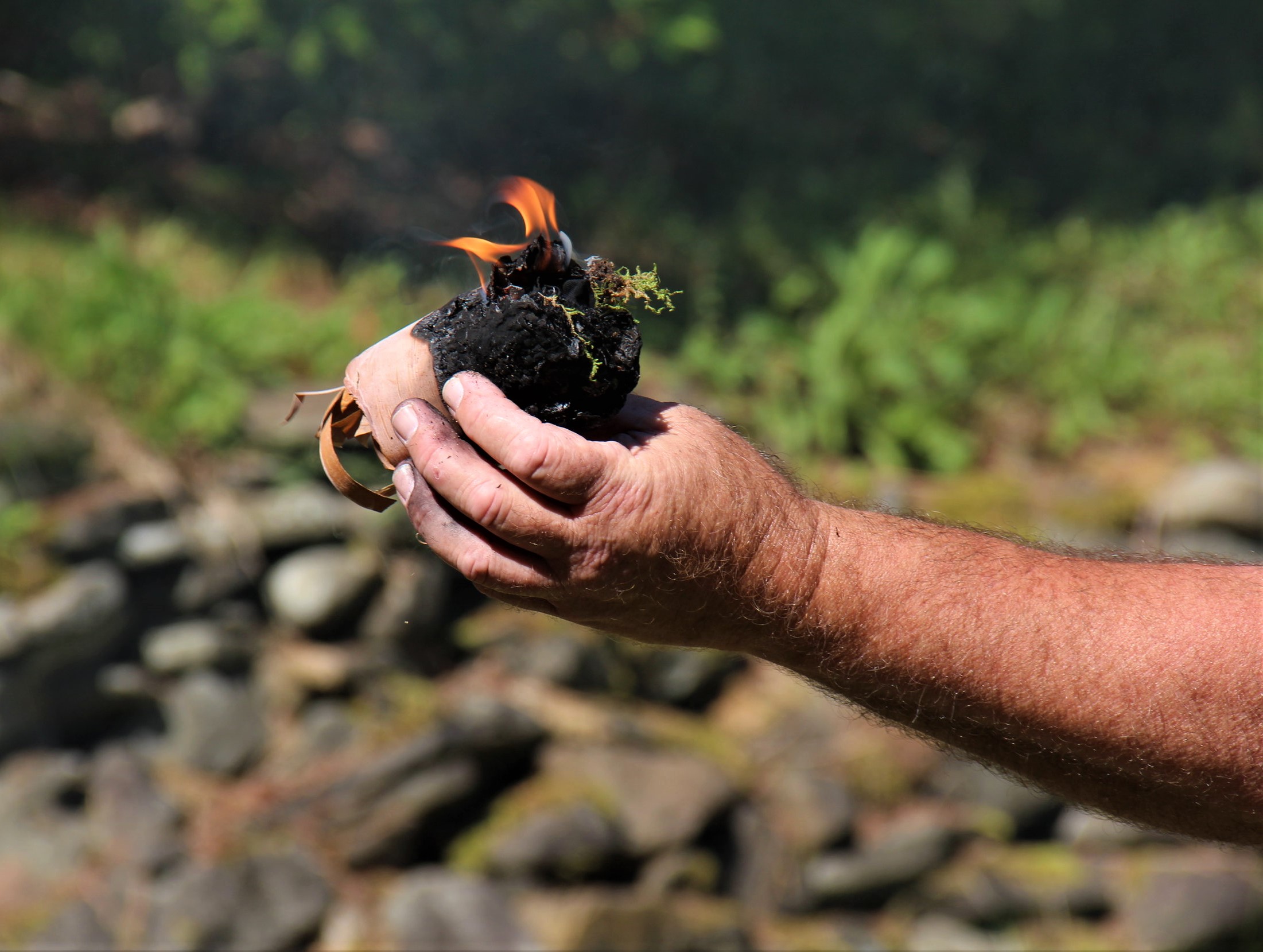 Animateur au site de Gespeg, à Gaspé
