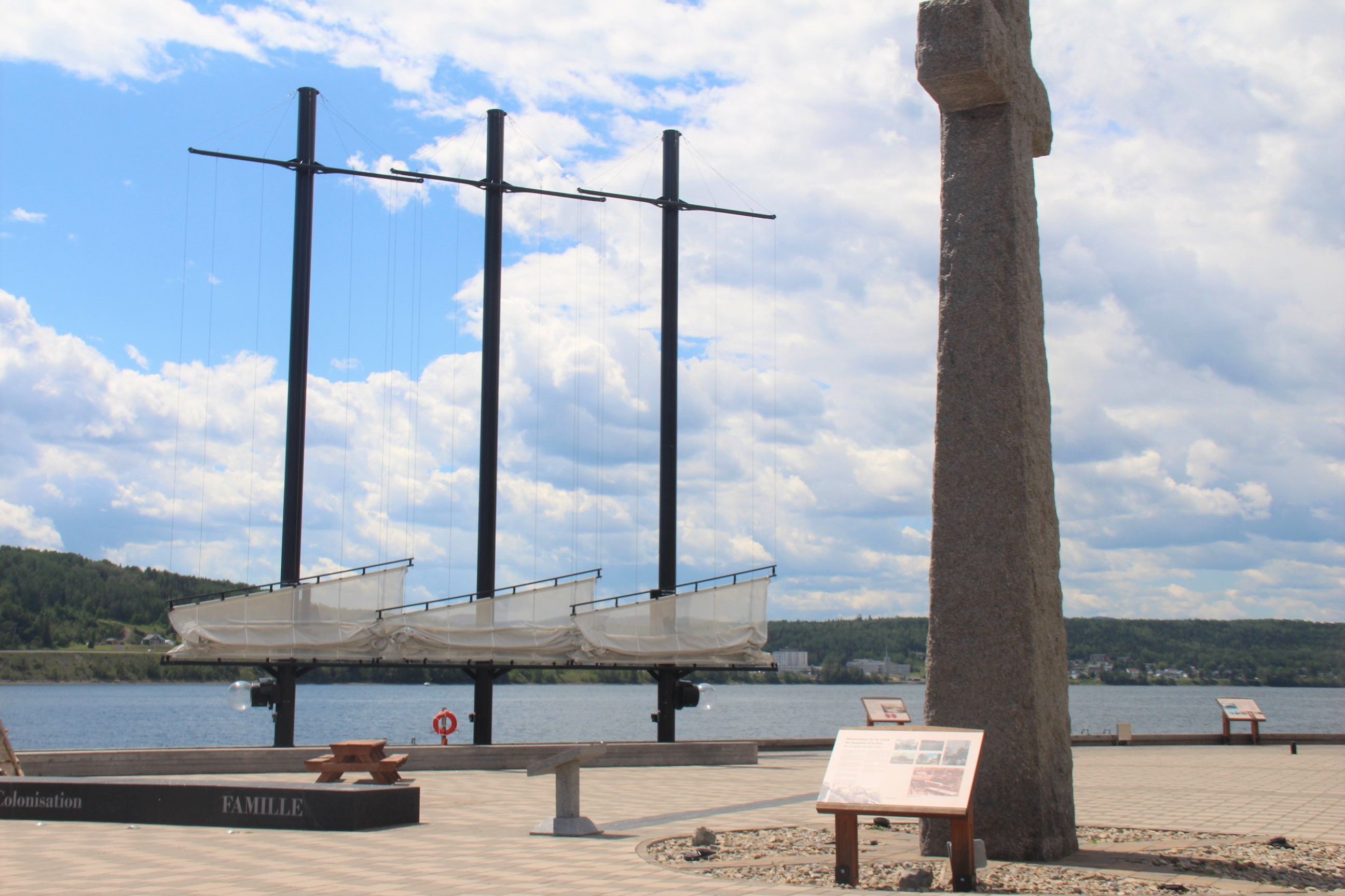Lieu historique du Berceau du Canada, à Gaspé.
