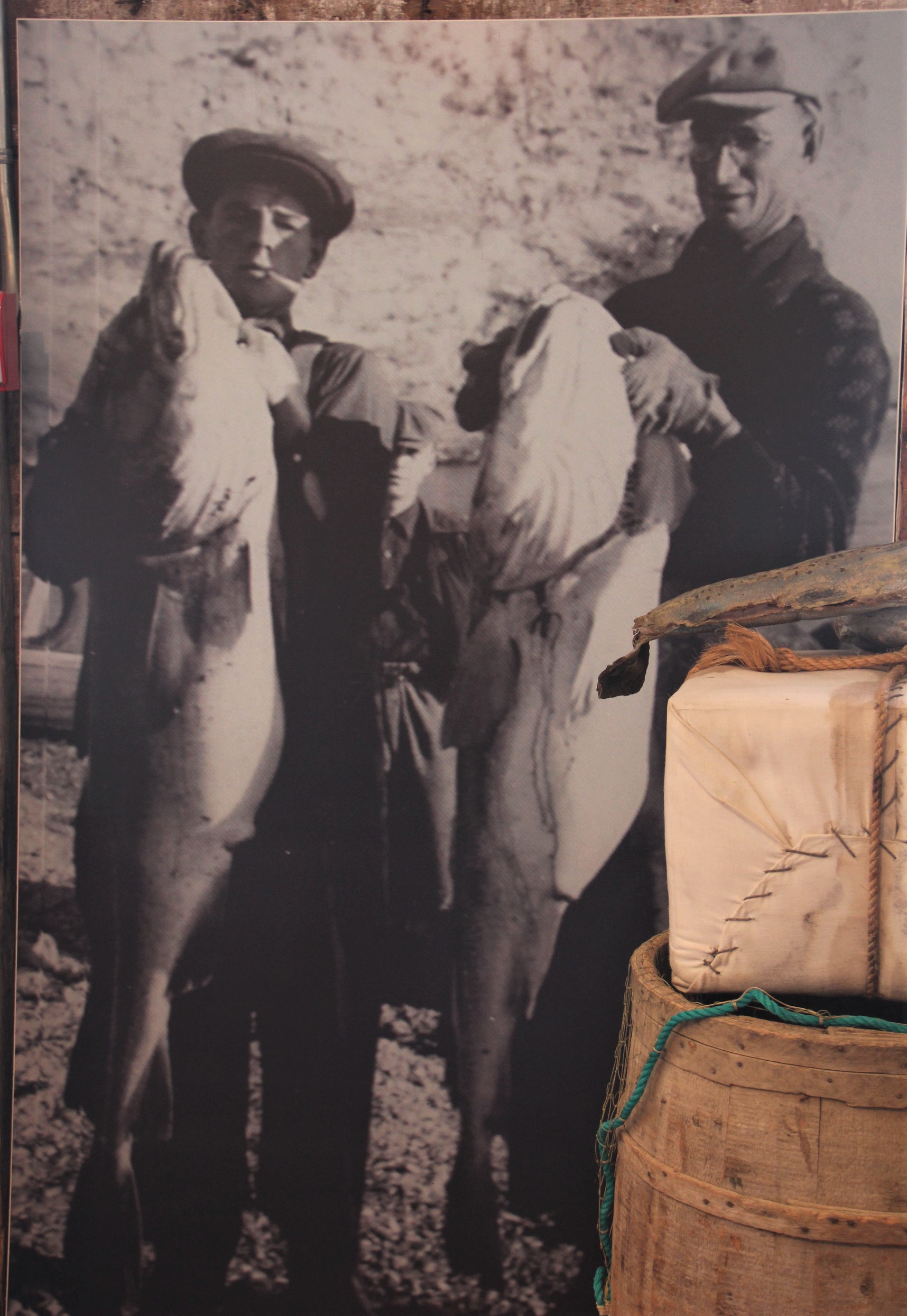 A Paspébiac, l'histoire des pêcheurs de morue de la Gaspésie.