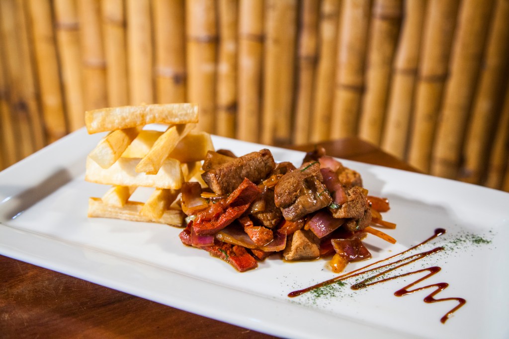 Lomo saltado de l'hôtel Manish