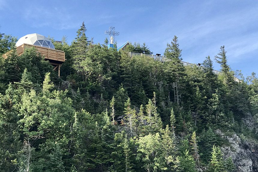 parc du Mont-St-Joseph - géodômes