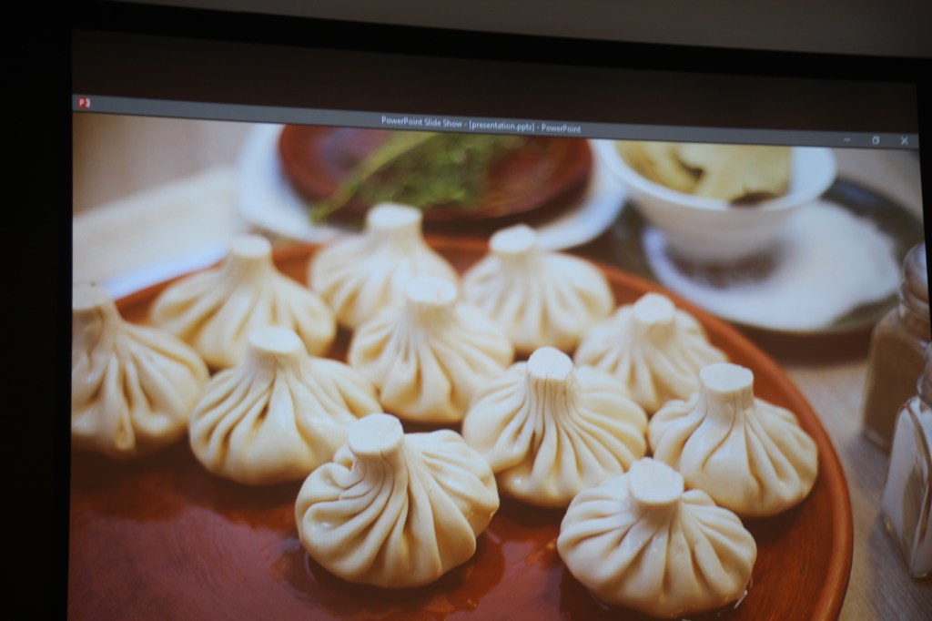 Kinkhalis, en Géorgie.