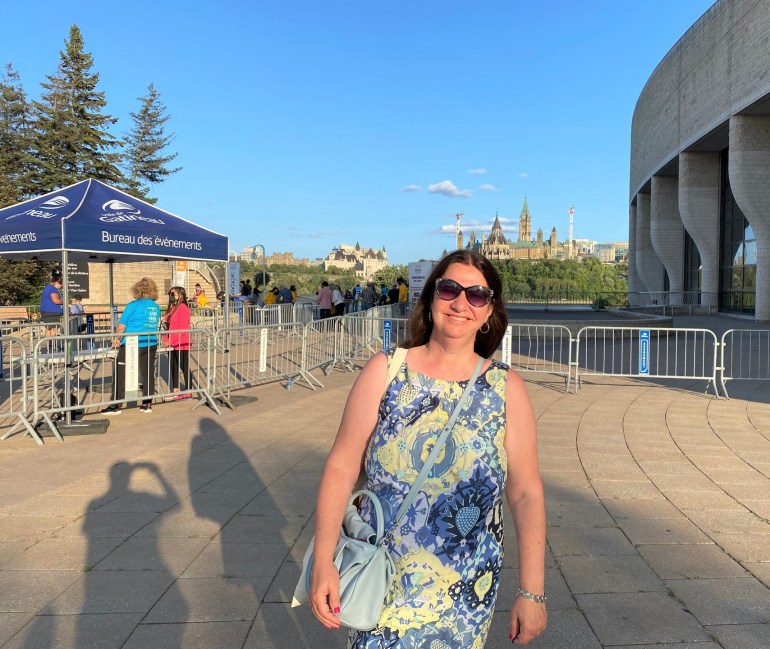 À l'entrée du site des Grands Feux.