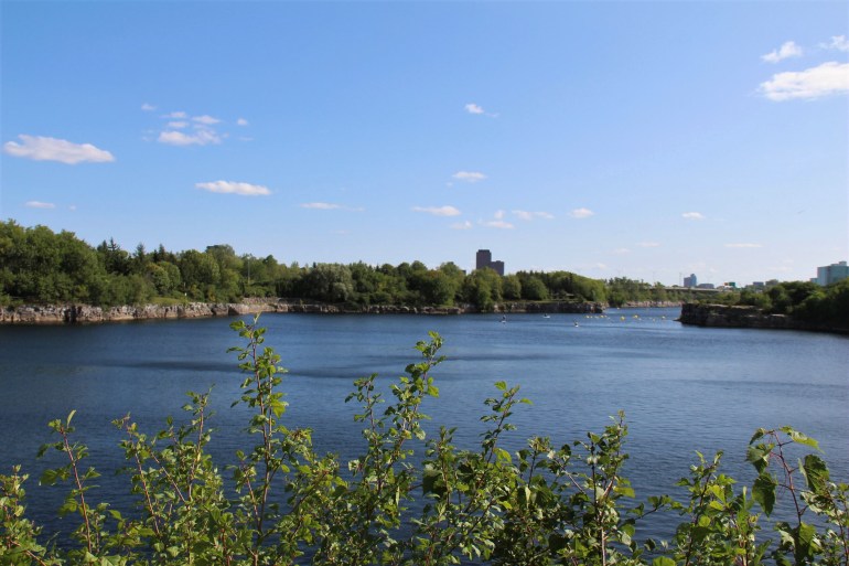 Vue de la terrasse du Hilton
