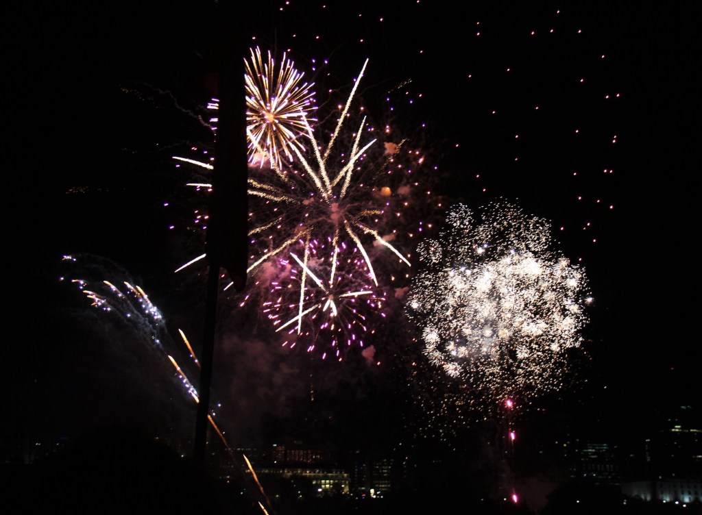 Pendant les Grands Feux du Casino Lac Leamy