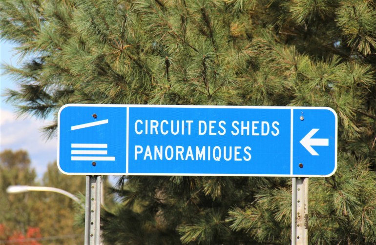 Circuit des sheds panoramiques, dans les Cantons-de-l'Est