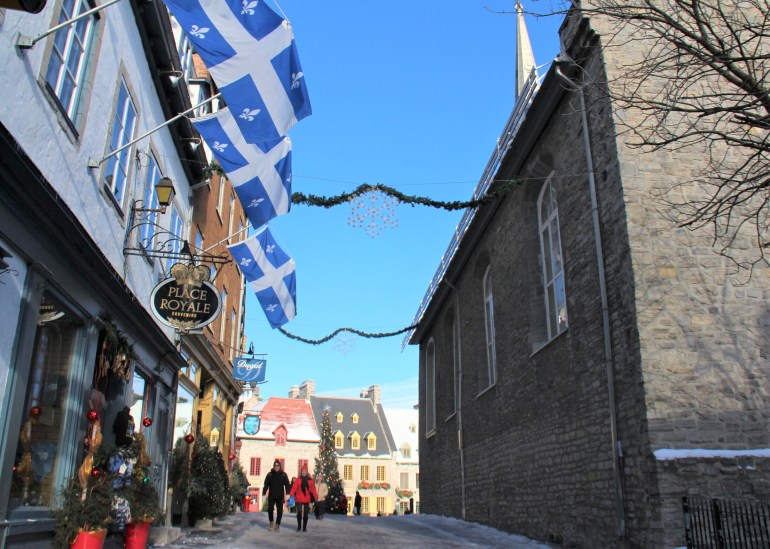La Place Royale, dans le vieux Québec