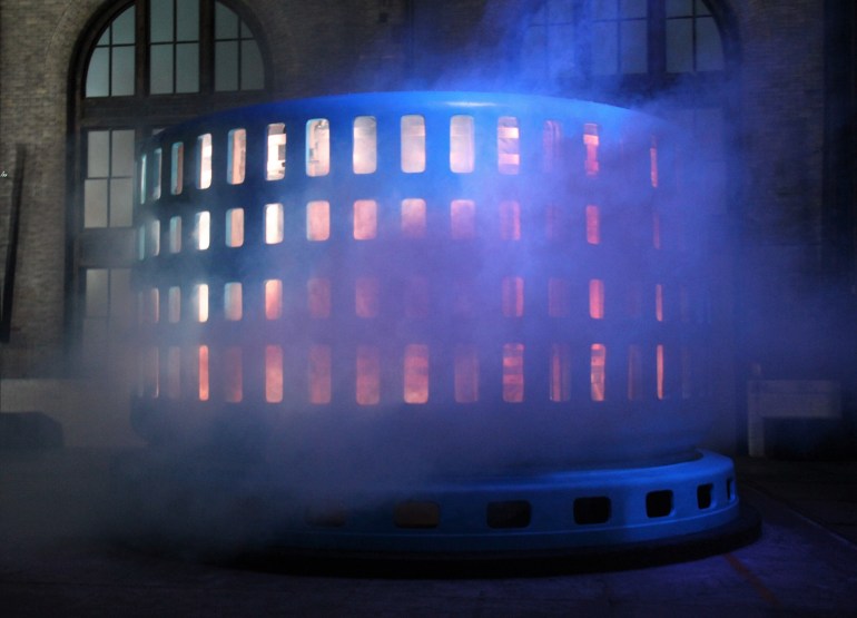 Au cours du spectacle Currents, à NIagara