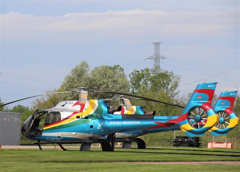 Une envolée en hélico à NIaraga.