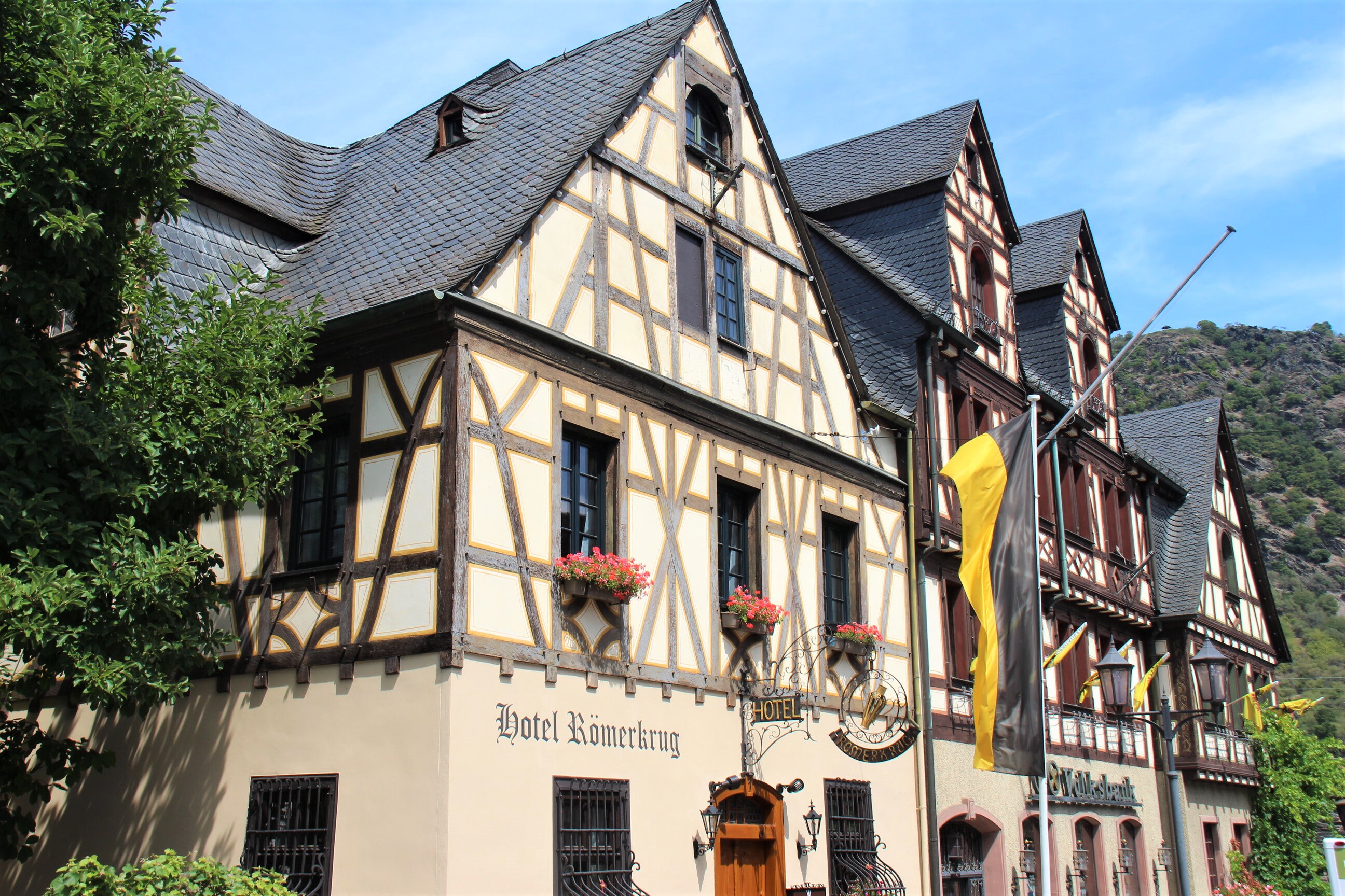 Place du Marché, à Oberwesel.