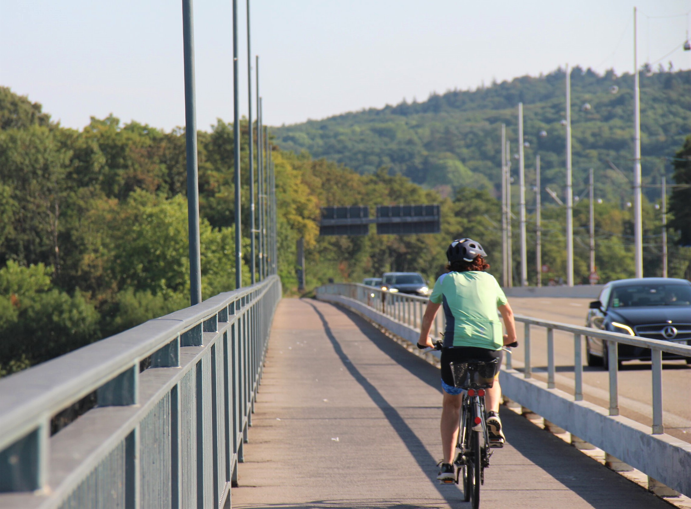 Un pont de Bonn, qui permet la jonction entre les deux rives.