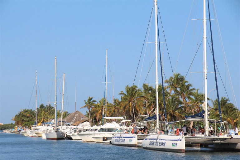 Catamarans à la marina de Varadero