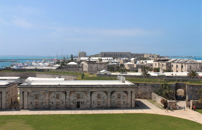 Royal Naval Dockyard, vue générale.