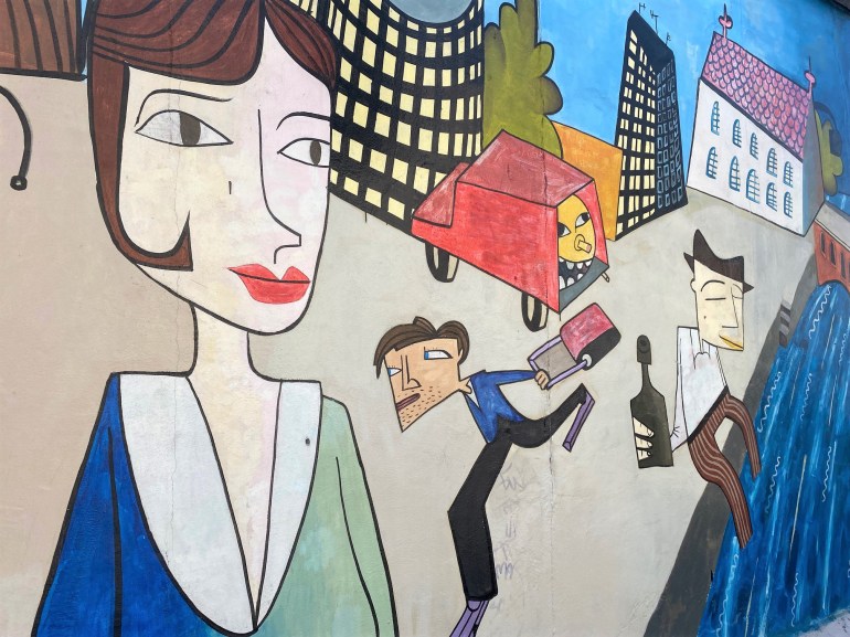 Au fil de l'East Side Gallery, à Berlin.