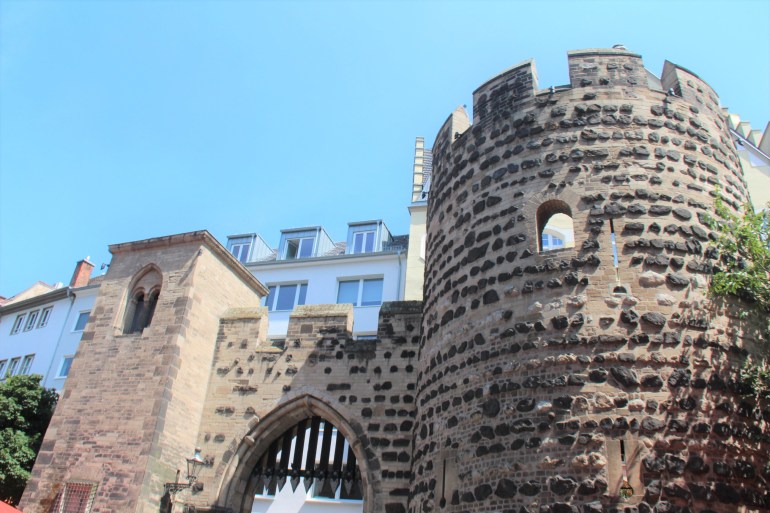 Vestiges de murailles, au centre de Bonn.