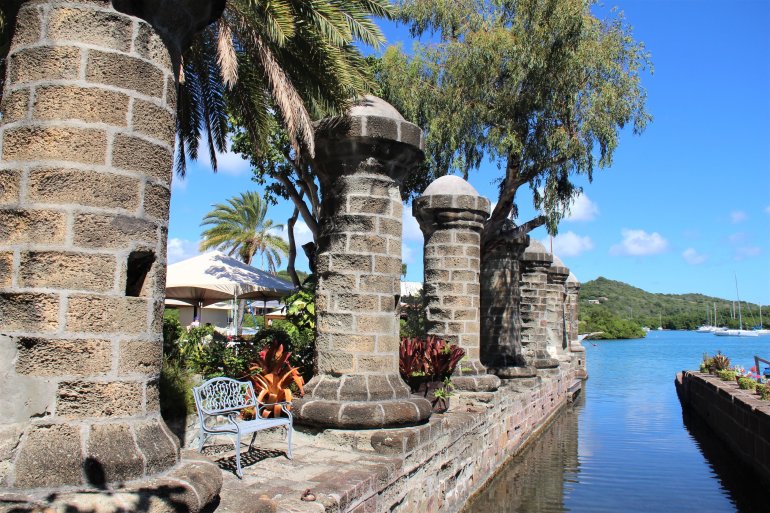 L'historique Nelson Dockyard, un des sites majeurs d'Antigua