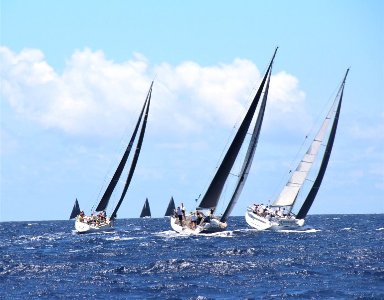 Régates lors de la Sailing Week d'Antigua