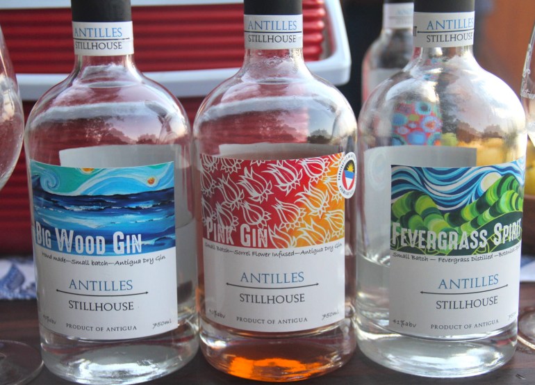 Les gins de la distillerie Antilles Stillhouse.