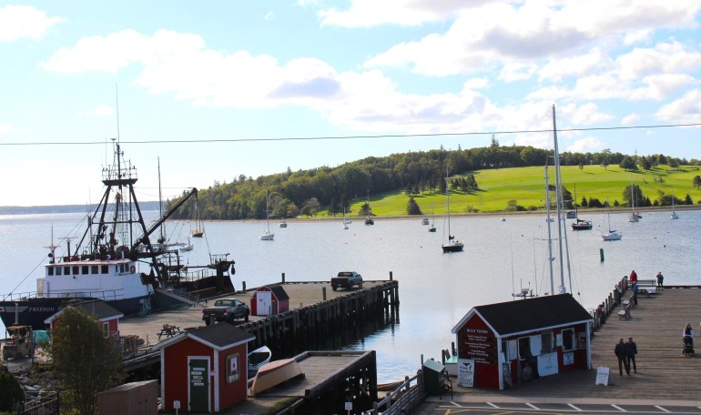 Dans le port de Lunenburg.