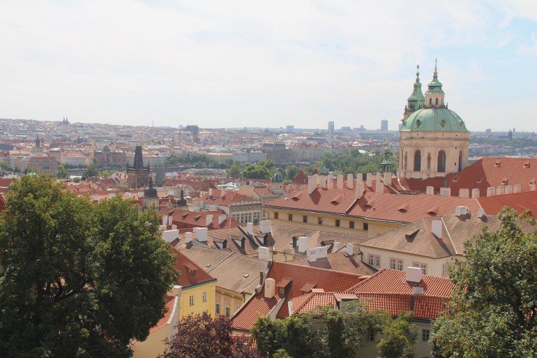 Prague, vue du château royal.